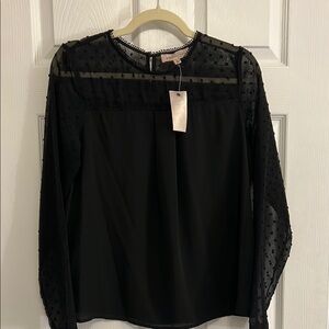 Authentic Philosophy sheer Top